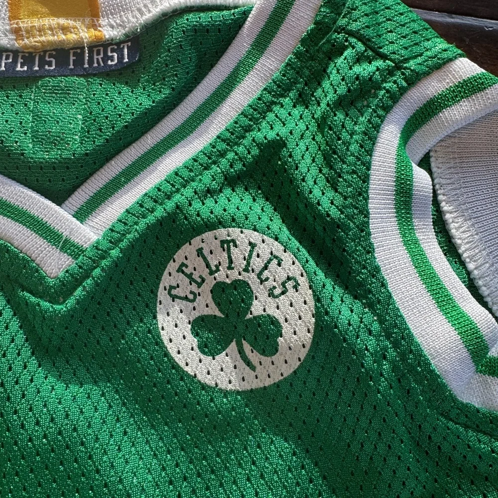 NBA Green Celtics Dog  Jersey